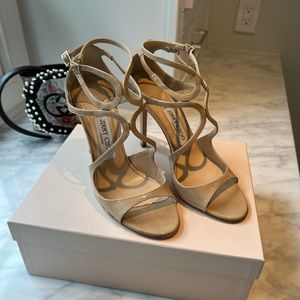 Nude Patent Leather Ivette Heels